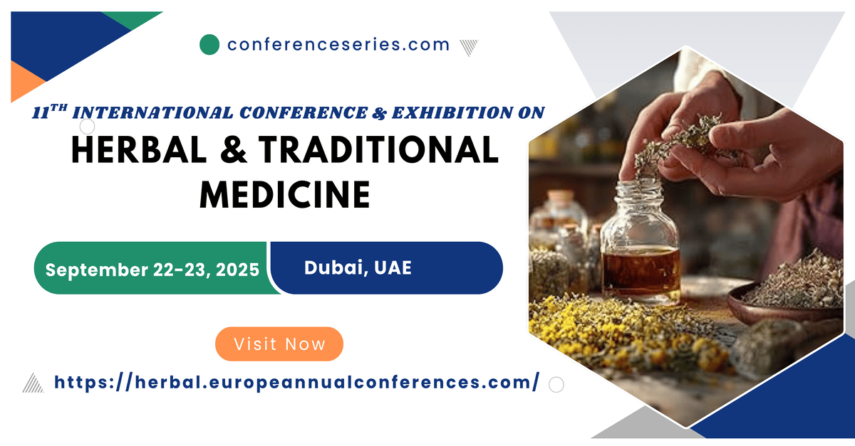 GraceFerna79809's tweet photo. 🌿 Big Announcement! The most awaited #Herbal &amp; #TraditionalMedicineConference2025 is happening on Sept 22–23 in #Dubai, UAE!
Registration is now open!
Visit Now: https://t.co/4rPPkfvJLs

#HerbalConference2025 #NaturalMedicine #Ayurveda #DubaiEvents https://t.co/cM2W4Z2azw