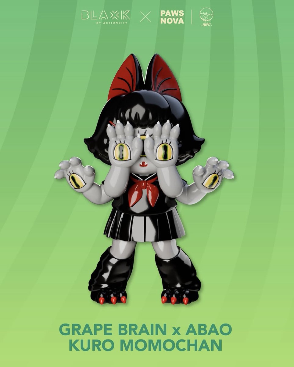GRAPE BRAIN ABAO Momochan モモちゃん Momochan by Abao x Grape Brain