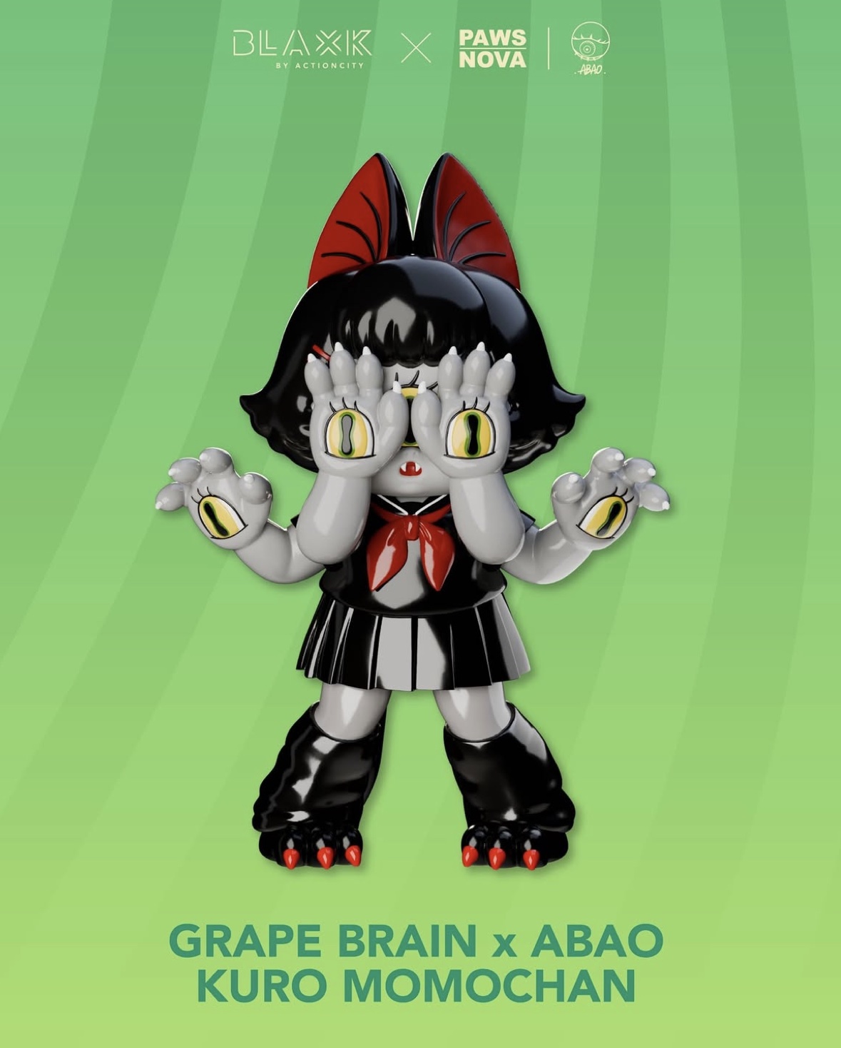 GRAPE BRAIN x Abao momochan 新品 モモちゃん Grape Brain Abao