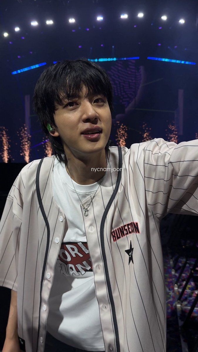 i miss jin so bad like he was right there and now i’m in my couch miserable with longing