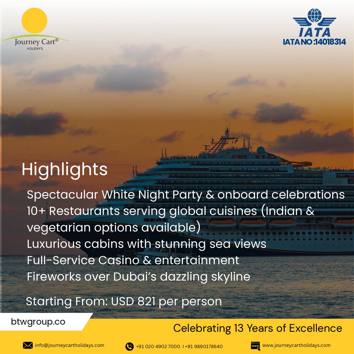 journeycart's tweet image. Ring in the New Year at sea—style, views, and celebrations like no other. 

#holidayswithjourneycart #MSCEuribia #NewYearCruise #LuxuryAtSea