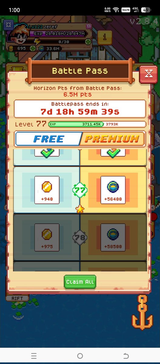 Final week of <a href="/FishingFrenzyCo/">Fishing Frenzy</a> s2
•New pack with only 20 ron at 300% value
•Rift fish can be collected to aquarium for a limited time
•Finally dragon was added to the cooking recipe!
But kinda disappointed, coz im expecting that they will close the s2 with a banger, TGE soon?