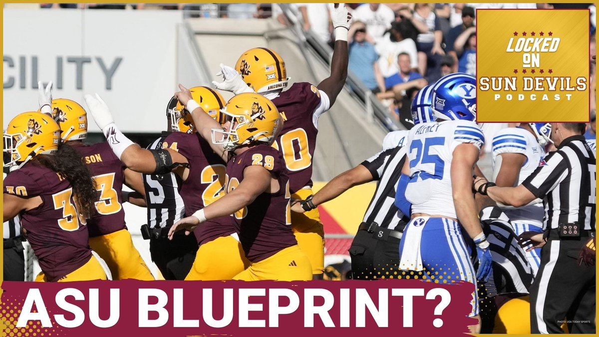 Did Sam Leavitt and the #SunDevils give Bear Bachmeier and the BYU Cougars the BLUEPRINT for year one QB success? <a href="/RichieBradz36/">Richie Bradshaw</a> sits down with <a href="/JacobCHatch/">Jake Hatch (Yawk)</a> from <a href="/LockedOnCougars/">Locked On (BYU) Cougars Podcast</a> to discuss this, NIL, and a REMATCH in the Big 12 title! #ForksUp #O2V
LINK: linktr.ee/LockedonSD