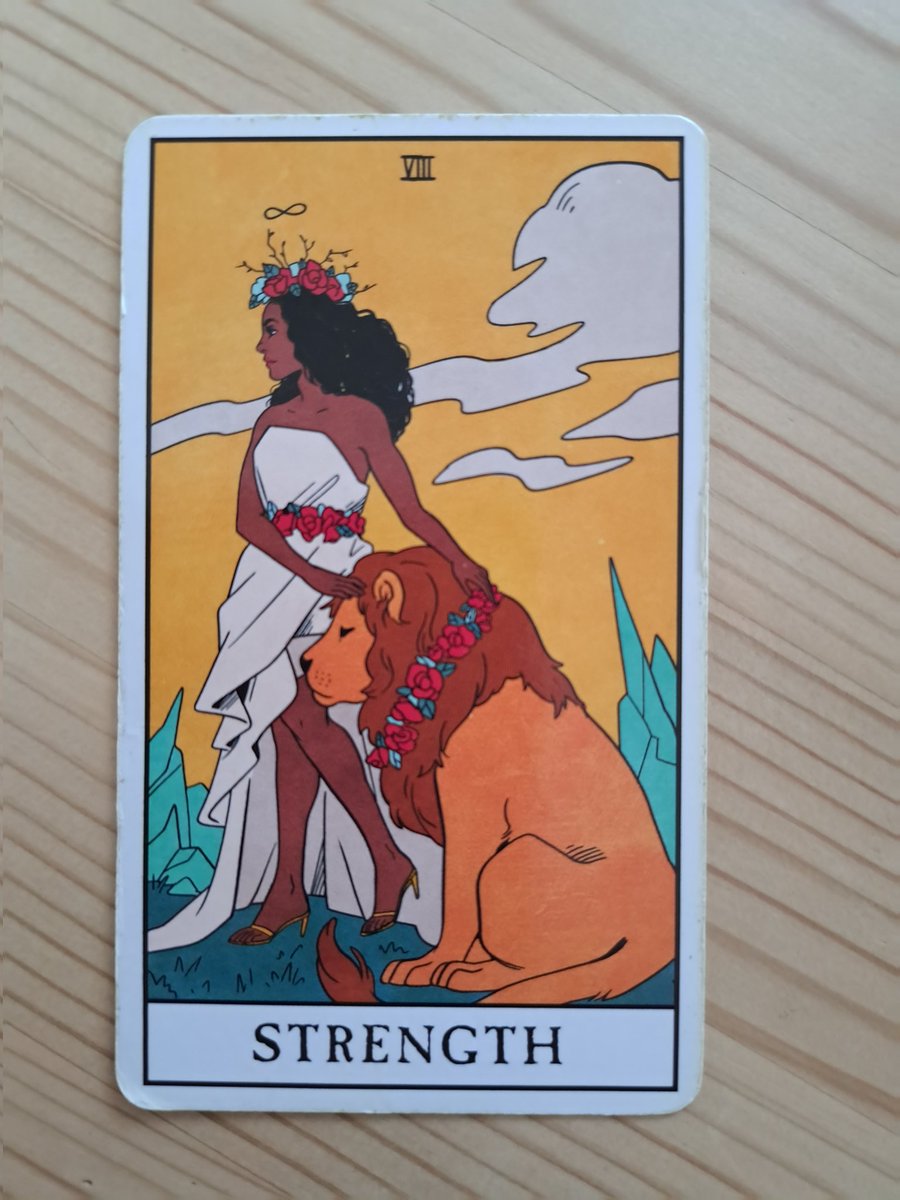 Laurajk32's tweet image. Today&apos;s card is Strength 

Recognising our weaknesses makes us stronger. 

#weakness #strength  #superpower 

#tarot #tarotmessage #LauraJK32