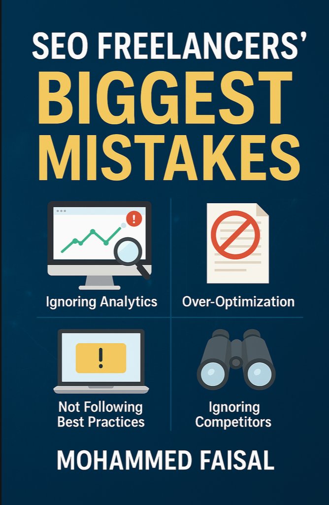 FahimFaF's tweet photo. 🧵 4 SEO Freelancer Miscalculations to Avoid
1️⃣ Overpromising fast results
2️⃣ No data shadowing
3️⃣ Not streamlining chops
4️⃣ Poor communication

💡 Track, learn, communicate — and your guests will stick.
#SEO #FreelanceTips #DigitalMarketing #MarketingStrategy #MohammedFaisal https://t.co/FfC7RIHc5o