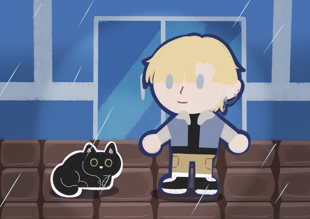 Rayne_SVCS's tweet photo. (น่ารักชะมัดดดดด 🐈‍⬛💕) https://t.co/Cg9xddX9F7