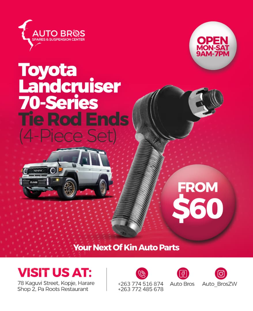 iTApUwAAA's tweet photo. Your Next Of Kin In Auto Parts! #AutoBros #Bushings #Engine #Brakes #OPure #CeramicBrakes #Rotors #Tyres #ShockAbsorber #Suspension #PimpMyRide #Sourcing #RedMarketSunday #Harare #Bulawayo #Zimbabwe #ServiceKit #DialAMechanic #BikeDelivery #Caltex #Toyota #Landcruiser #TieRodEnds https://t.co/P0dhcGLcQJ