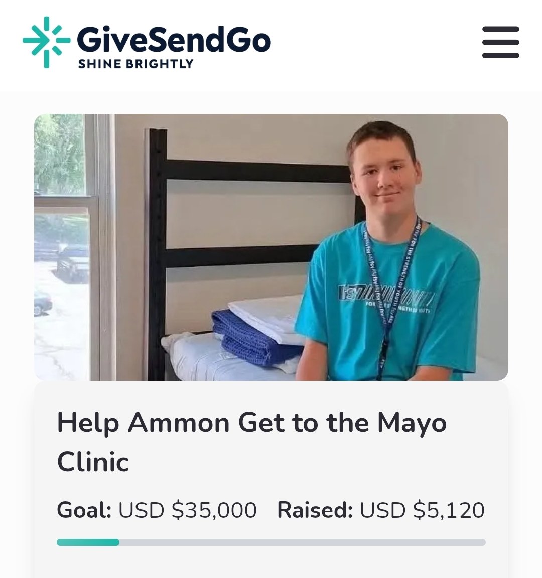 BrandonAHinds's tweet photo. Help us get to the next milestone of $6K! #StopSADS #CPVT https://t.co/2ZM3TFGWfx https://t.co/32guP7uEXr