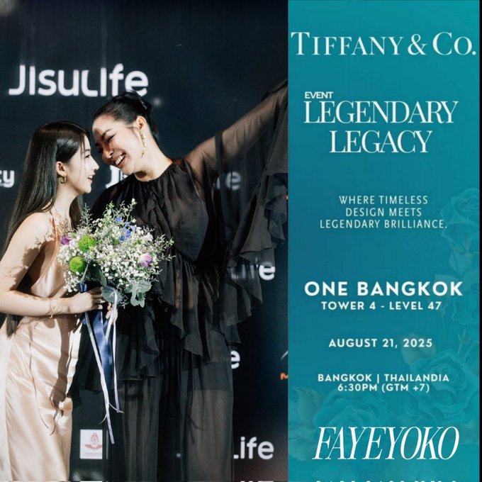 FayeYokoF11's tweet photo. It's just one event, and the world is in shock, social media is all about it... Imagine if it was the announcement of THEIR RETURN? 87 countries united and excited...Omg #FayeYoko come back!!! We love you and miss you!!! @malisorn00 @Yoko_apasra
🙏🧿🤞❤🥂🔥 #FaYo #TiffanyAndCo https://t.co/HqYlR6CMlY