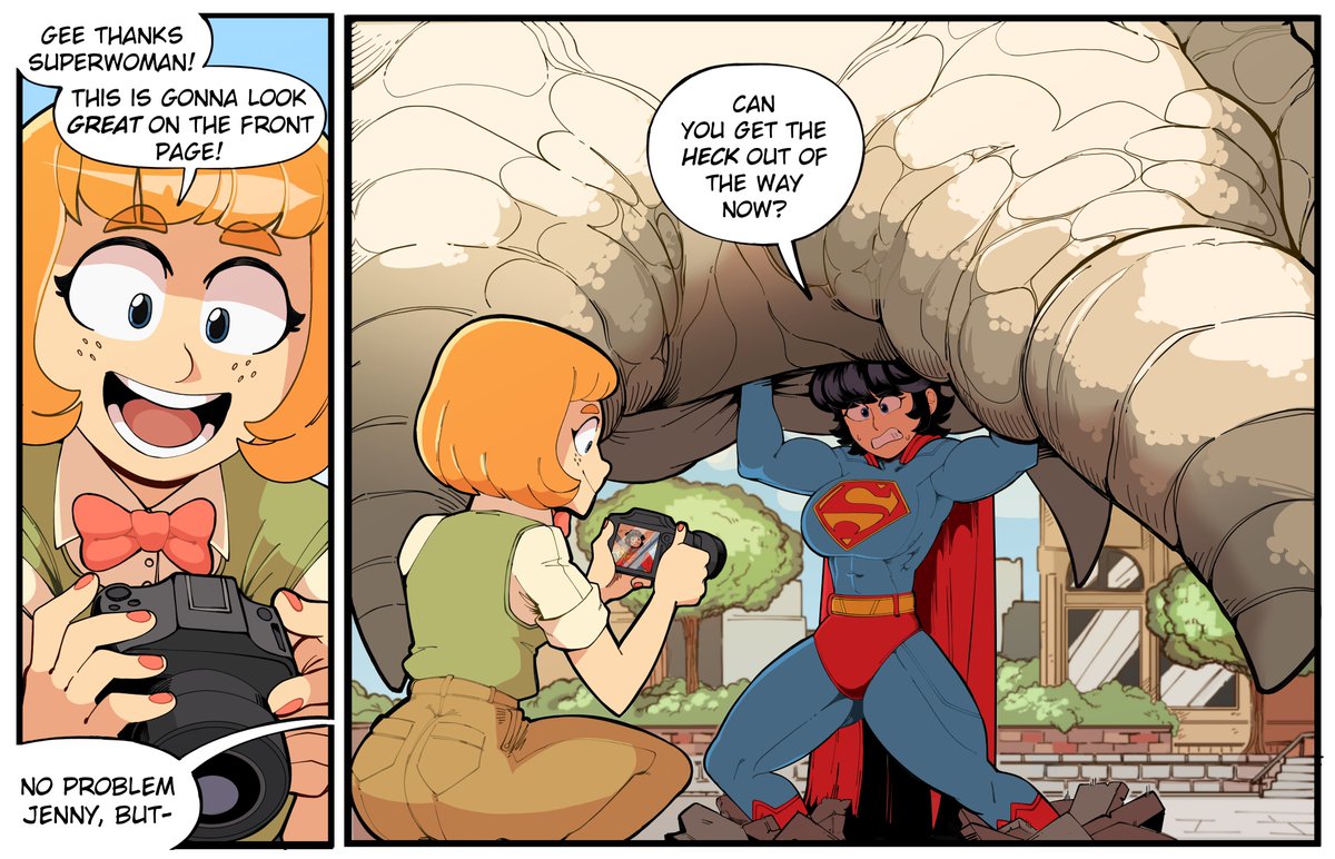 Hey it's Superwoman's Pal Jenny Olsen!