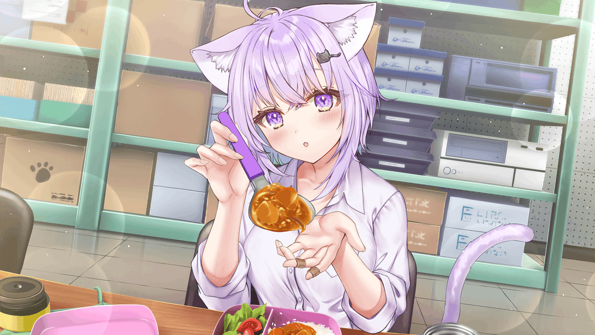 おかゆにゅーむ おかゆにゅ～～む！』Switch通常版、Steam版が8月7日発売。猫又