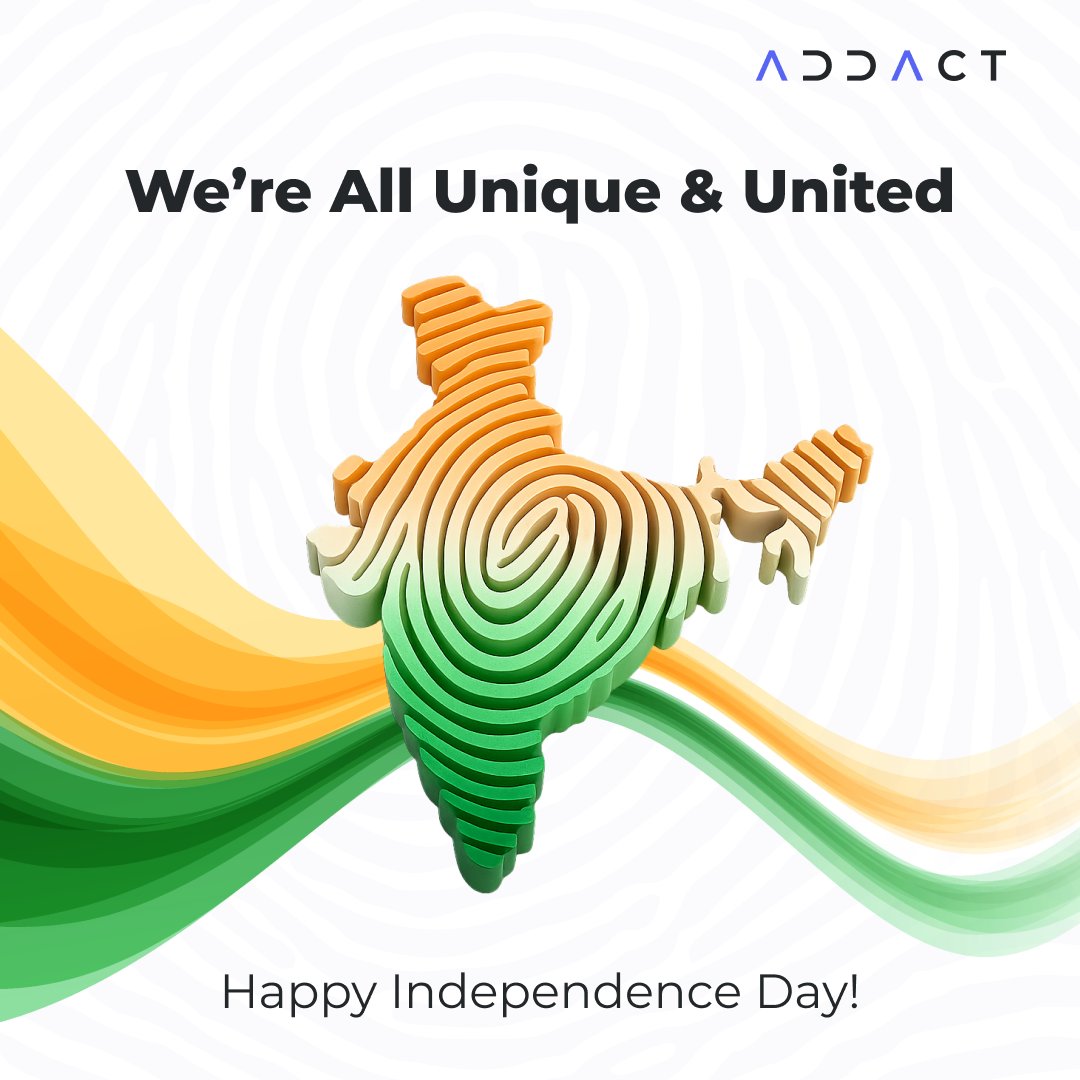 Freedom is not just a gift from the past, it’s a responsibility for the future. This Independence Day, we at Addact pledge to innovate, empower, and contribute to building a stronger, digitally advanced India. Happy Independence Day! #IndependenceDay #ProudToBeIndian #Addact