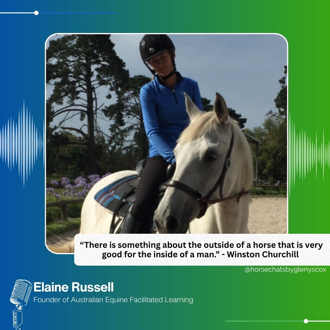 Elaine Russell turned her love for horses into a mission to help people heal.

From natural horsemanship to Equine Facilitated Learning, her work shows their life-changing power.

🎙 Listen now: horsechats.com/elainerusselll…
#HorseChats #Podcast