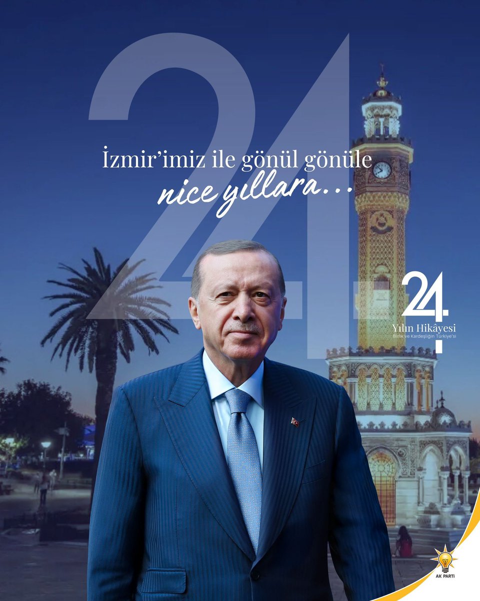 AK Parti’mizin kuruluşunun 24. yılı kutlu olsun. Durmak yok yola devam 🇹🇷