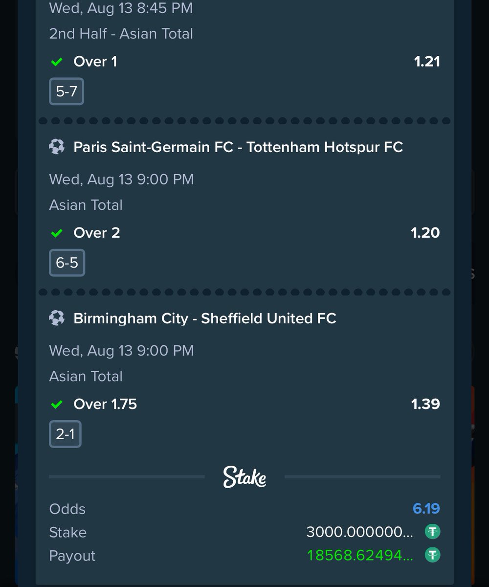 Mrbankstips's tweet photo. BOOMGRATULATIONS ✅✅✅✅

8 odds won ✅✅✅

$18.6k in the bag ✅✅✅

Not on Stake ? Register via link https://t.co/65ivS3Rsjb

Promo code banks 

Tg https://t.co/QkkYdxrTPS https://t.co/KYIylcK7zr