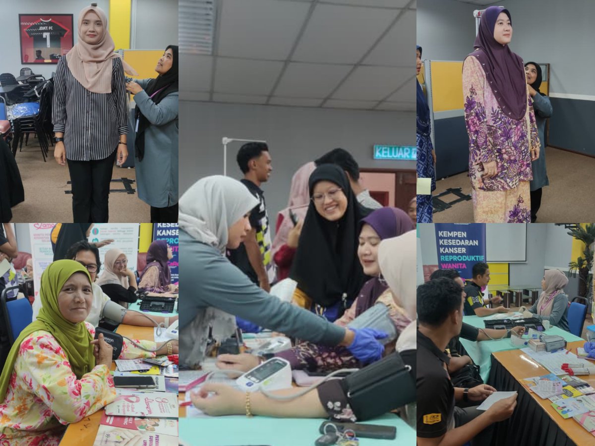 <a href="/JKR_KT/">JKR Kuala Terengganu</a> turut menyokong Program HBP sempena Kempen Kesedaran Kanser Reproduktif Wanita &amp; Advokasi Perancang Keluarga anjuran <a href="/LPPKN/">LPPKN</a>
Selain sesi taklimat, turut diadakan pemeriksaan kesihatan bagi para peserta.
#iamJKR
<a href="/IPJKR_Official/">JKR Malaysia Rasmi</a>
<a href="/JKRTerengganu/">JKR Terengganu</a>
<a href="/HasliJKR/">Hasli Ibrahim (Ir. Dr.)</a>
<a href="/asharimuda/">ashari</a>