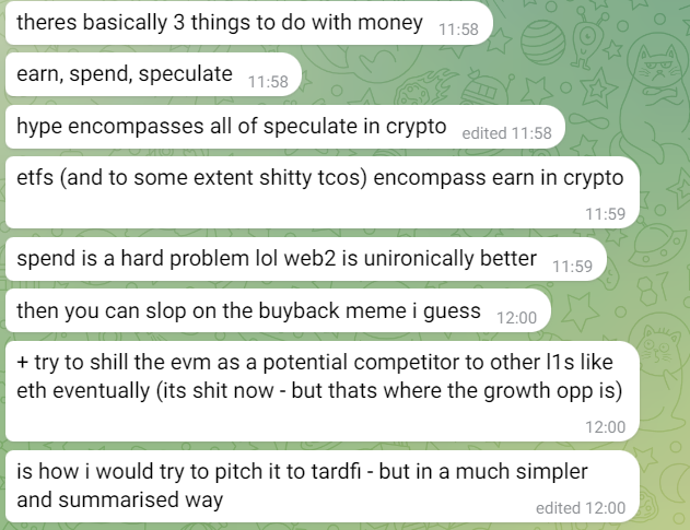 Anteater is now bullish $hype. What means chat??

Hyperliquid