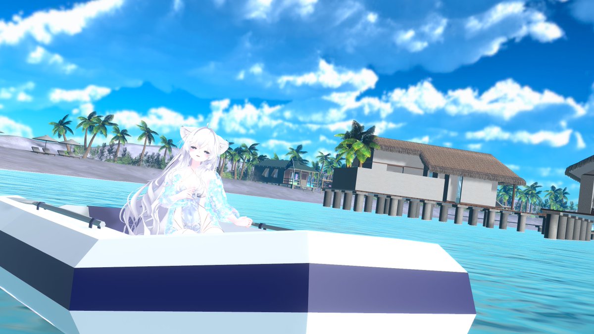 おはようございます♪😊
本日は #clubSTRAY の営業日です♪

南の島のコテージでゆっくりキャストと過ごしたり♪
アクティビティで愉しんだり♪

一夏の思い出に是非『club STRAY』へお越しください♪😊

#おはようVtuber 
#VRChat