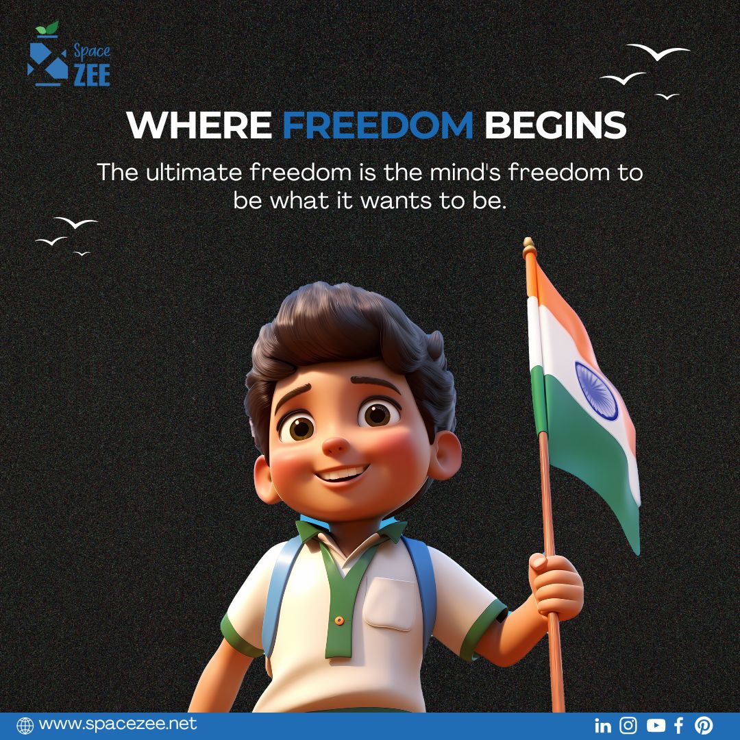 spacezeetech's tweet photo. Freedom starts in your mind. 🌟
Think big, be yourself, and live free. 🇮🇳✨

#Freedom #BeYourself #India #SpaceZee #skill++ #productdevelopment https://t.co/BtVJtlnl97