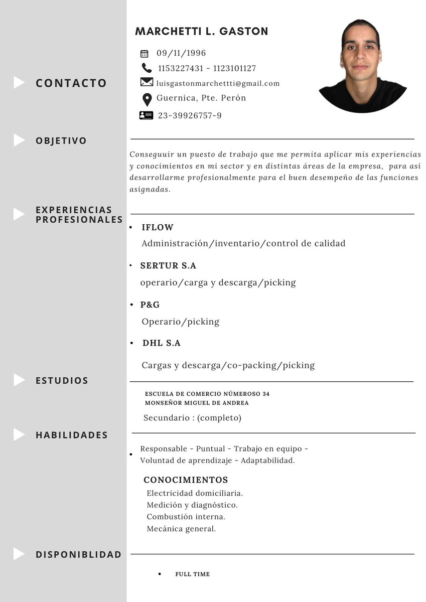 <a href="/tweet_laury/">Laureano...</a> El mío está bien gente? Vengo buscando y tirando CV hace rato y no puedo conseguir nada. Sé que está jodido, a no bajar los brazos y suerte con conseguir algo