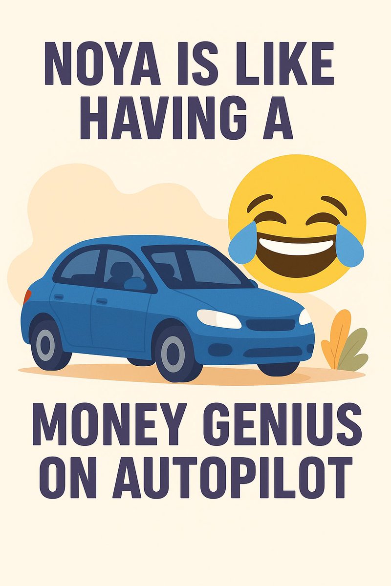 Tempire_1's tweet photo. Noya = self-driving finance 🚗💸
It finds the best yields, dodges bad fees, and moves your capital instantly.

✅ Trustless
✅ Transparent
✅ Always learning

Manual yield hopping is ancient history.
The future is smart, fast, and already here. 🚀 @NetworkNoya https://t.co/xcbCrApyIr