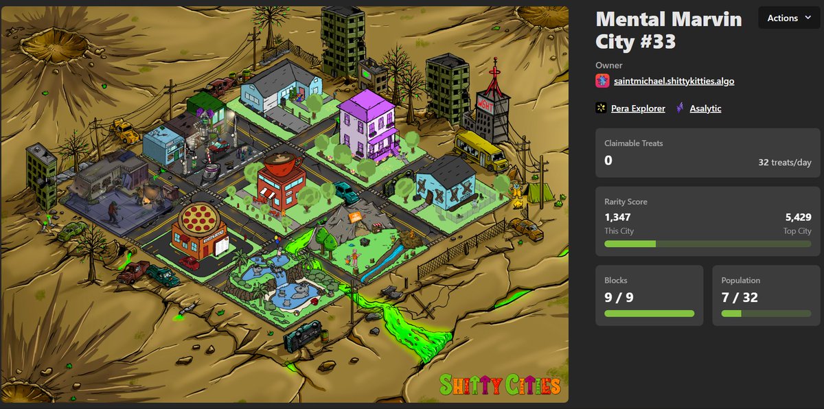 CIDVIK79 (@stmichael94240) on Twitter photo Picked up a new city renamed it "Mental Marvin City #33" room to add more Marvin's and Kitties and other guests.
<a href="/ShittyKitties_/">shittykitties.algo</a>
<a href="/MaarsComics/">Maars - Mental Marvin 🤖</a>
#shittyhype
#algorandnfts Picked up a new city renamed it "Mental Marvin City #33" room to add more Marvin's and Kitties and other guests.
<a href="/ShittyKitties_/">shittykitties.algo</a>
<a href="/MaarsComics/">Maars - Mental Marvin 🤖</a>
#shittyhype
#algorandnfts