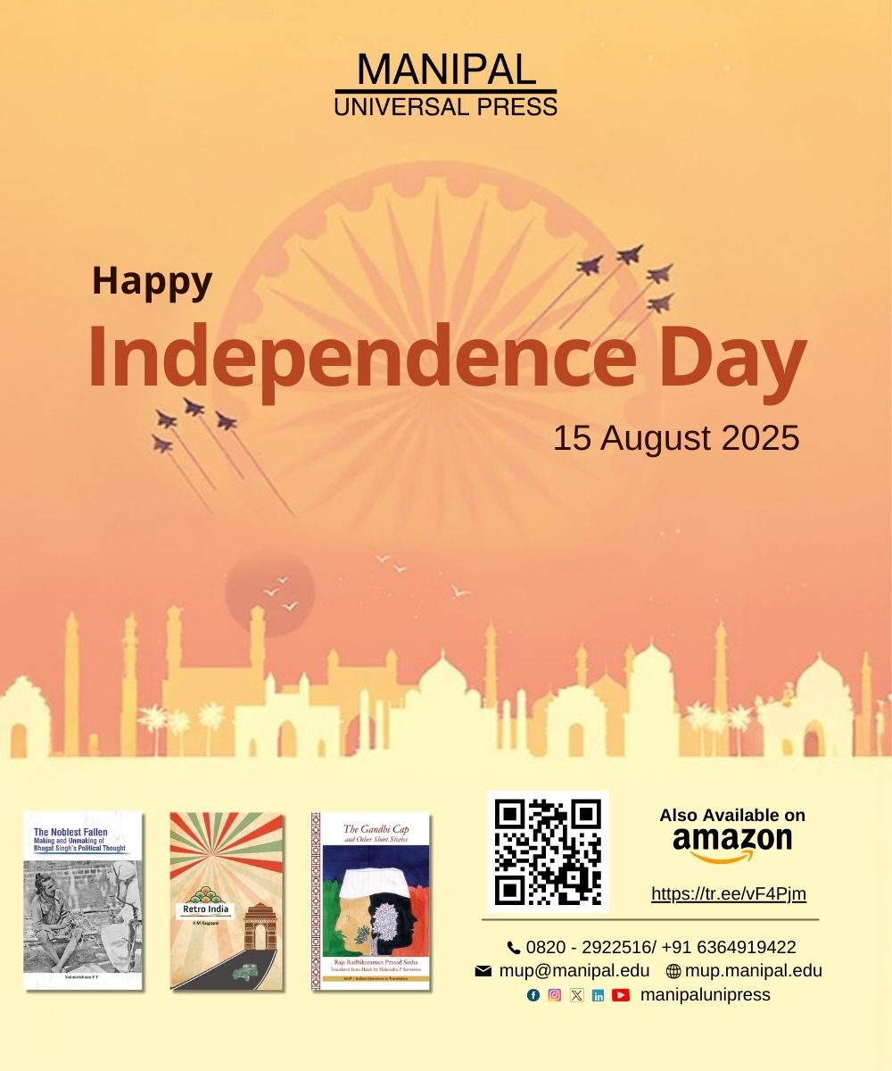 Manipal Universal Press (@manipalunipress) on Twitter photo MUP wishes you all a Happy 79th Independence Day! Today, we honor the sacrifices that gifted us our freedom. ✨
<a href="/MAHE_Manipal/">Manipal Academy of Higher Education</a> <a href="/mahe_bengaluru/">MAHE Bengaluru</a>
#IndependenceDay #IndependenceDay2025
#79thIndependenceDay #IndianPride #Freedom
#UnityInDiversity #MAHEManipal
#manipaluniversalpress MUP wishes you all a Happy 79th Independence Day! Today, we honor the sacrifices that gifted us our freedom. ✨
<a href="/MAHE_Manipal/">Manipal Academy of Higher Education</a> <a href="/mahe_bengaluru/">MAHE Bengaluru</a>
#IndependenceDay #IndependenceDay2025
#79thIndependenceDay #IndianPride #Freedom
#UnityInDiversity #MAHEManipal
#manipaluniversalpress