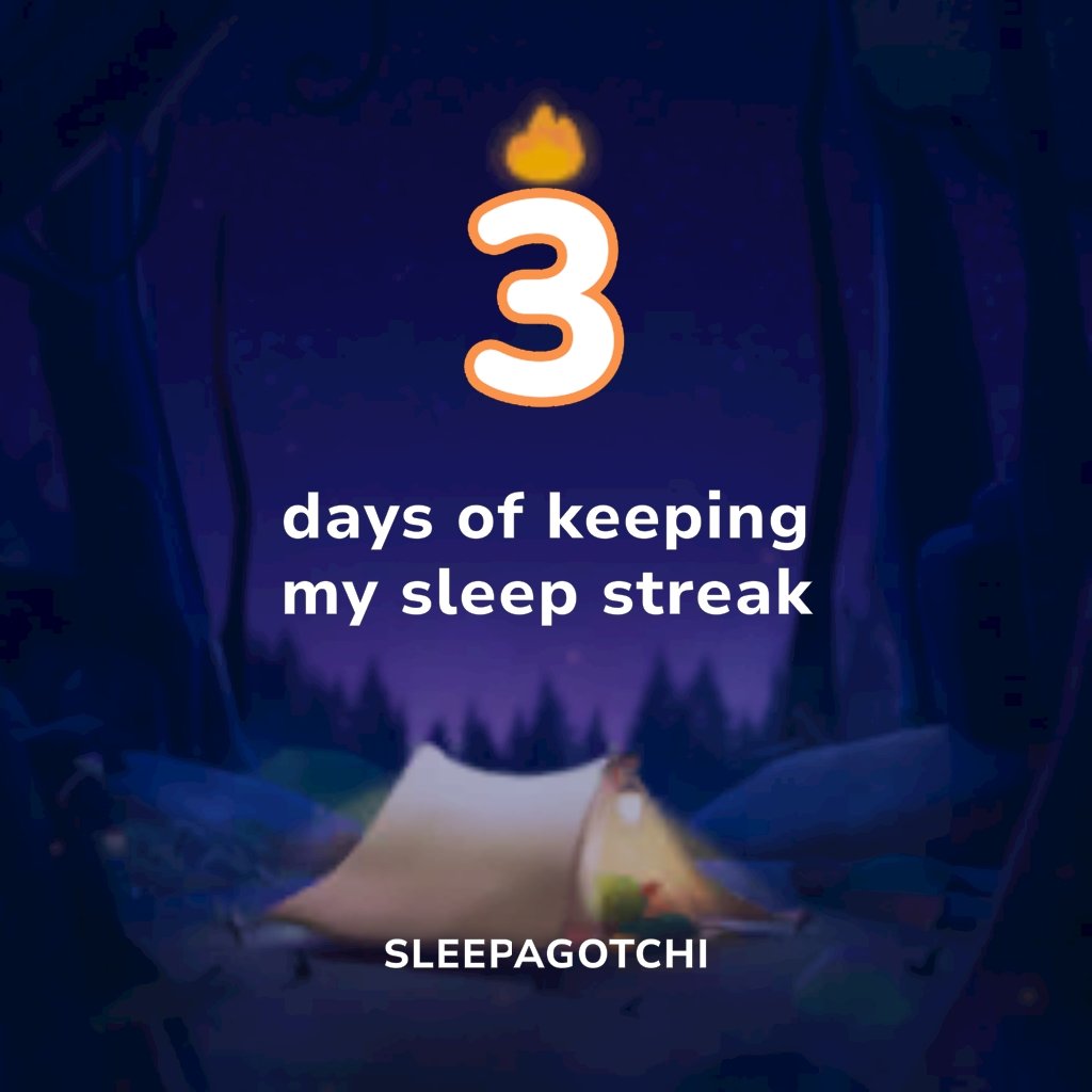 Tienvd0491's tweet photo. I’m on the sleep streak! 
Join me on Sleepagotchi.
https://t.co/zI4FIC6uNQ https://t.co/rkgpfwgg8P