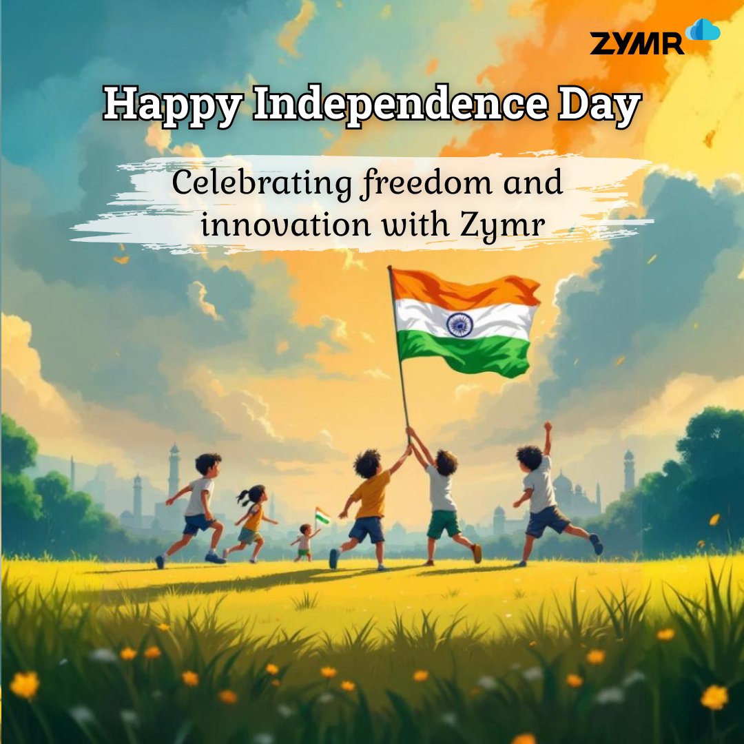 Freedom inspires progress and innovation. This Independence Day, Zymr celebrates the spirit of courage, vision, and a future full of possibilities.

#Zymr #IndependenceDay #India #Innovation #FutureReady #QuantumReady #TechForward