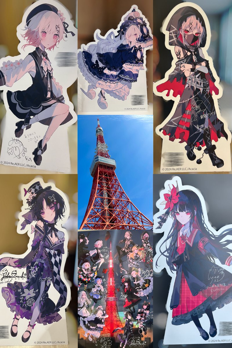 全員集合 色紙 魔法少女ノ魔女裁判 まのさば 東京タワー 東京タワー×魔法少女ノ魔女裁判』の『第2章 ～夢幻の尖塔