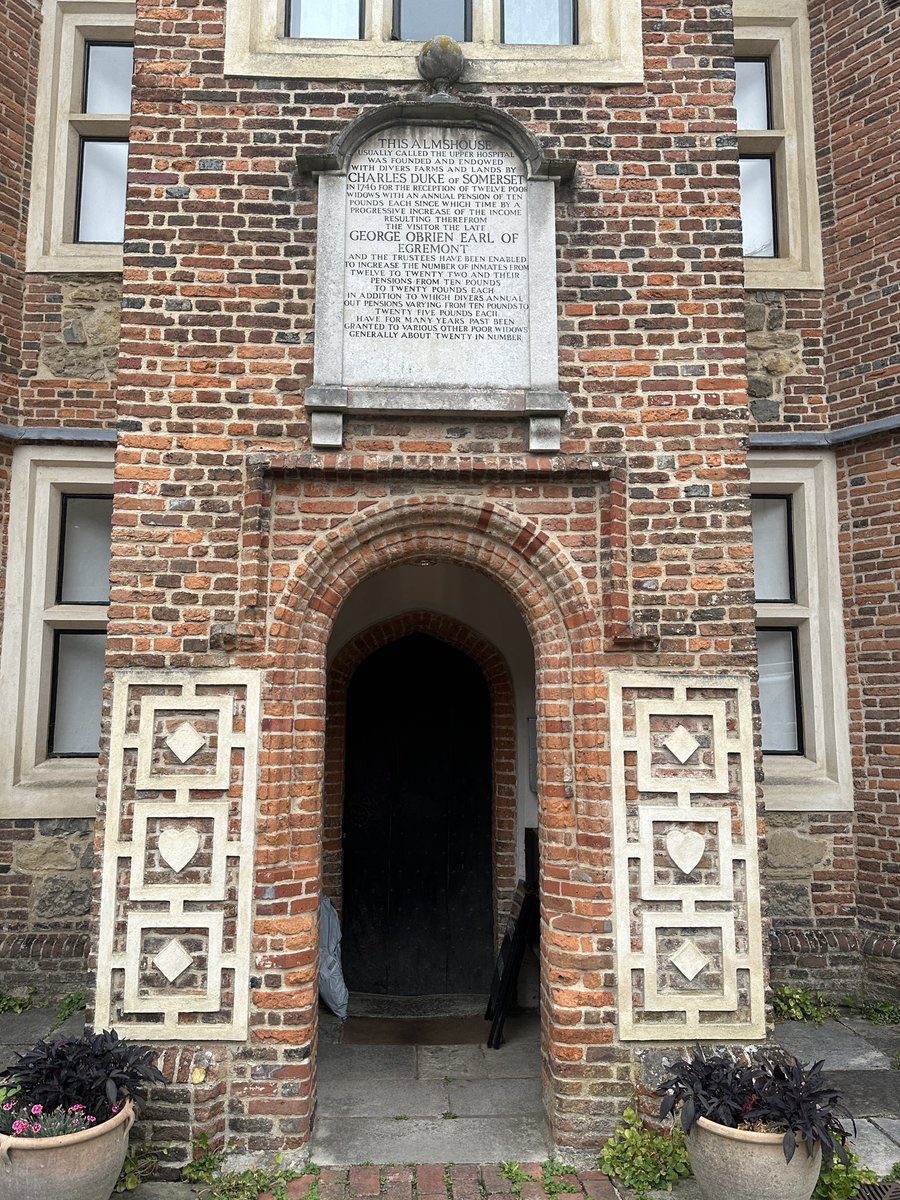 The Almshouse in Petworth (known as the Upper Hospital) opened in 1746, initially to provide housing &amp; pension for 12 local widows. This eventually increased to 22 as a result of donations from benefactors #AdoorableThursday