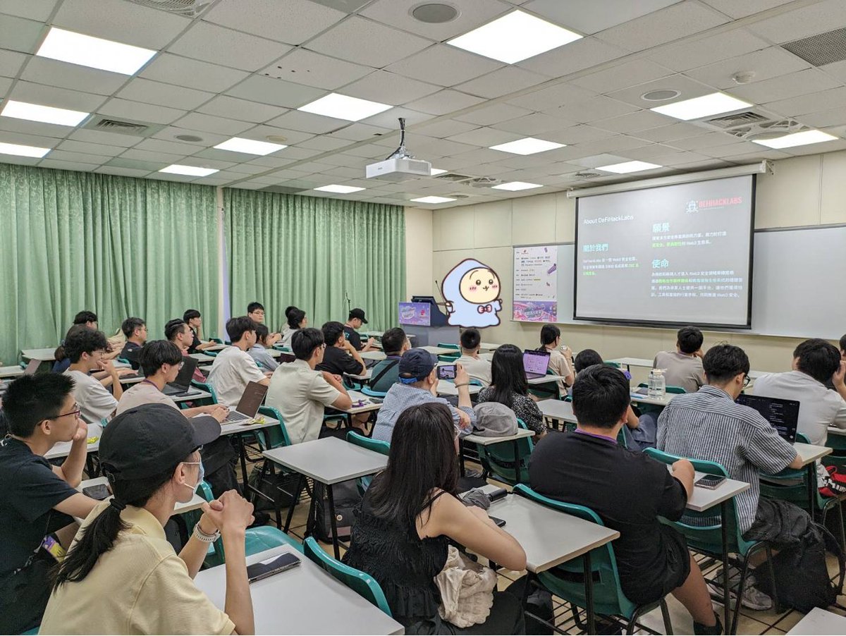 DeFiHackLabs's tweet photo. The white hats had a successful presentation at @coscup 2025.  
DeFiHackLabs also welcomed many new members at this event.  
Stay tuned for upcoming activities,  we'll see you all soon! https://t.co/VUR2ri56KL