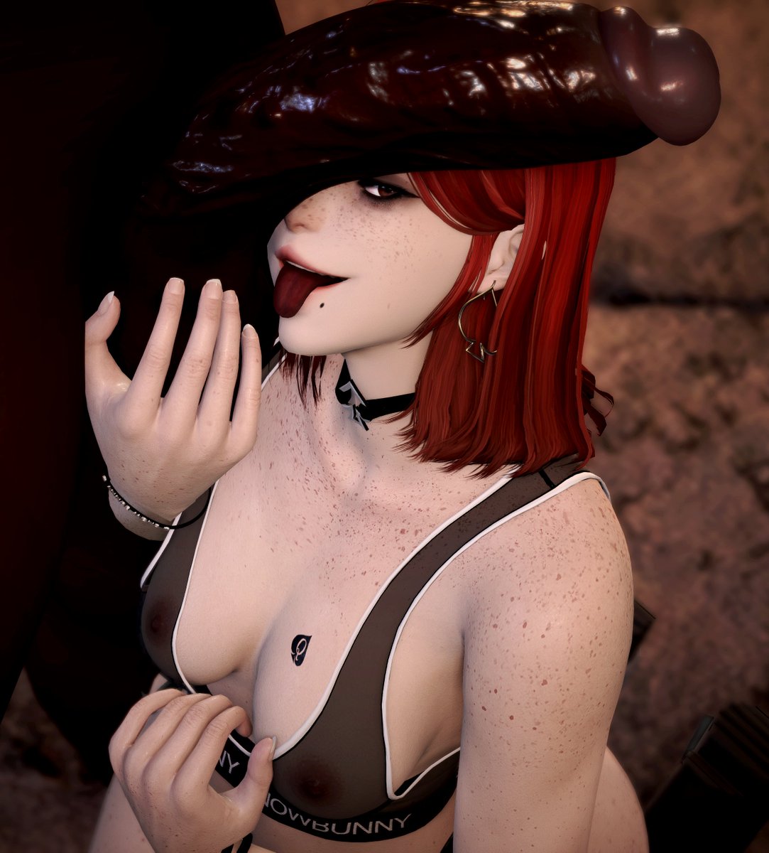 My face is the best table for thick black cocks.