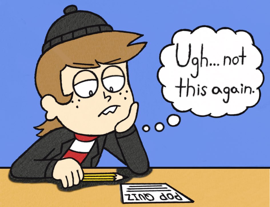 JJSponge120's tweet photo. Day 13 of August Aftermath 2025 - Pop Quiz

My OC Lazarus faces a pop quiz. 📝

August Aftermath 2025 prompts by @BIO6751. #AugustAftermath #AugustAftermath2025 #PopQuiz #School #Boy #Lazarus #OC #JJSponge120 https://t.co/U6RZLu70et