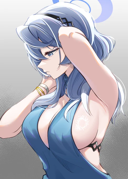 なんだその乳は。 #天雨アコ #ブルアカ