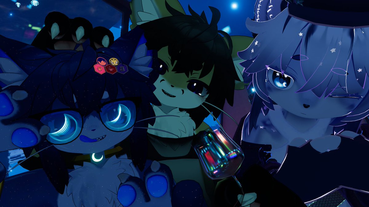 Just a chill night with <a href="/Kitora50/">Kitora 🦊</a> <a href="/Yugenki_VRC/">Yugenki | Sep 15th 🎉🎂</a> after the World Hopping #game #VRChat #fypシ #fyp #Furryvrchat #vrchatcommunity #vrchatfunny #vrchatcomedy #vrchatmoments #chill