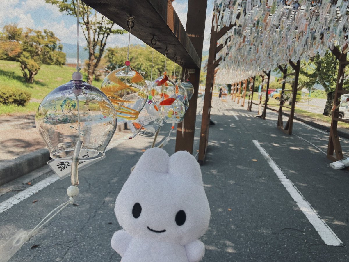 s3mitsuba's tweet photo. ふうりんりん🐰🎐動画は音が出ます。 https://t.co/a605ulCISW