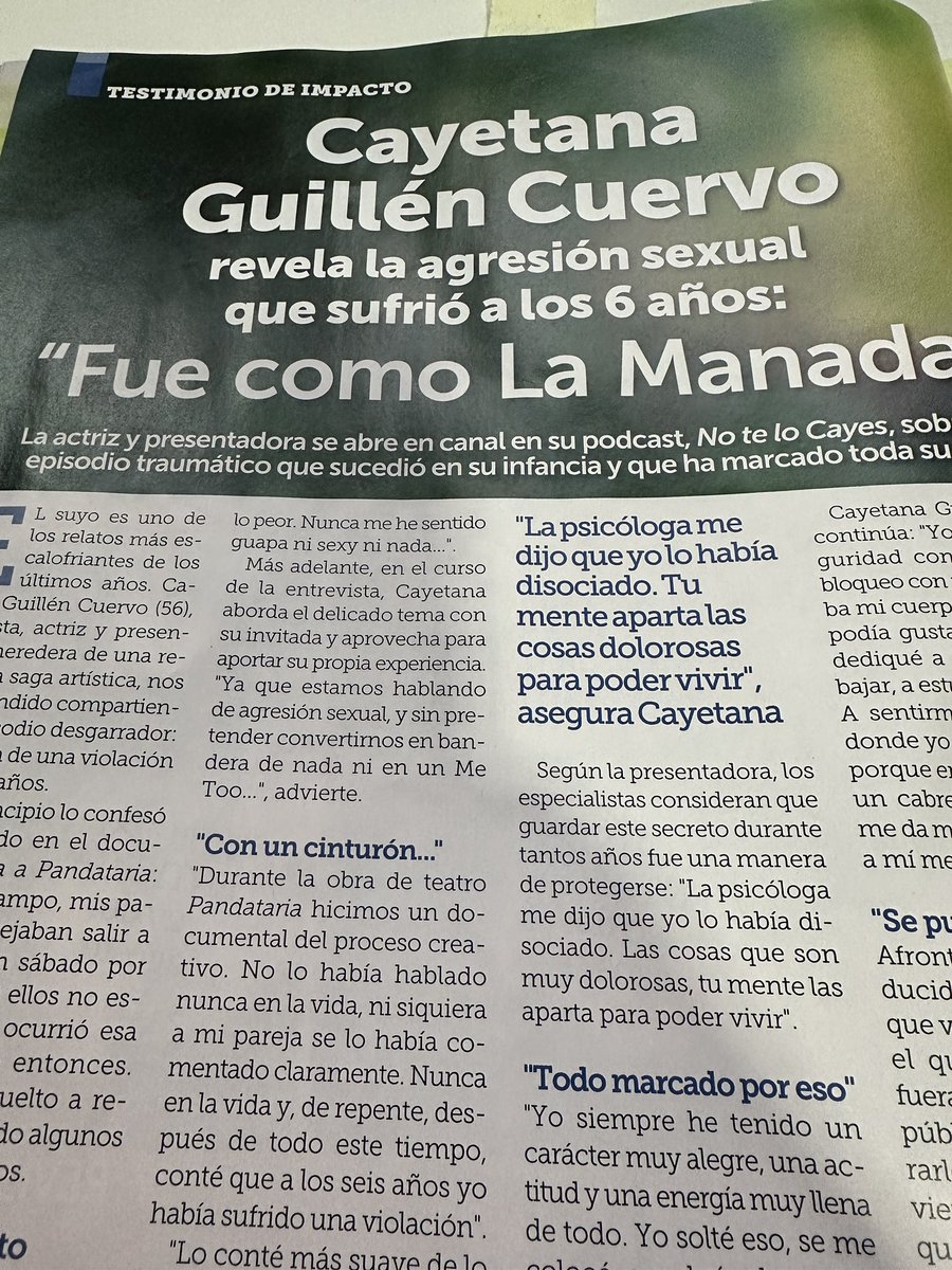 Que el movimiento feminista y la ley del solo sí es sí lo han puesto todo patas arriba es que las agresiones sexuales sean tratadas a doble página en una revista del corazón como la <a href="/semana_revista/">Revista SEMANA</a>. Lo siento por los amigos de entre 40 y 50 años de Pedro Sánchez.