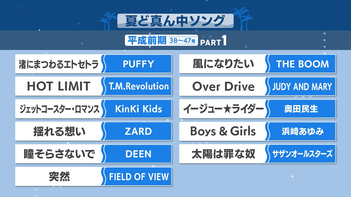 ミュージックジェネレーション #夏ど真ん中 アガる名曲 3HSP