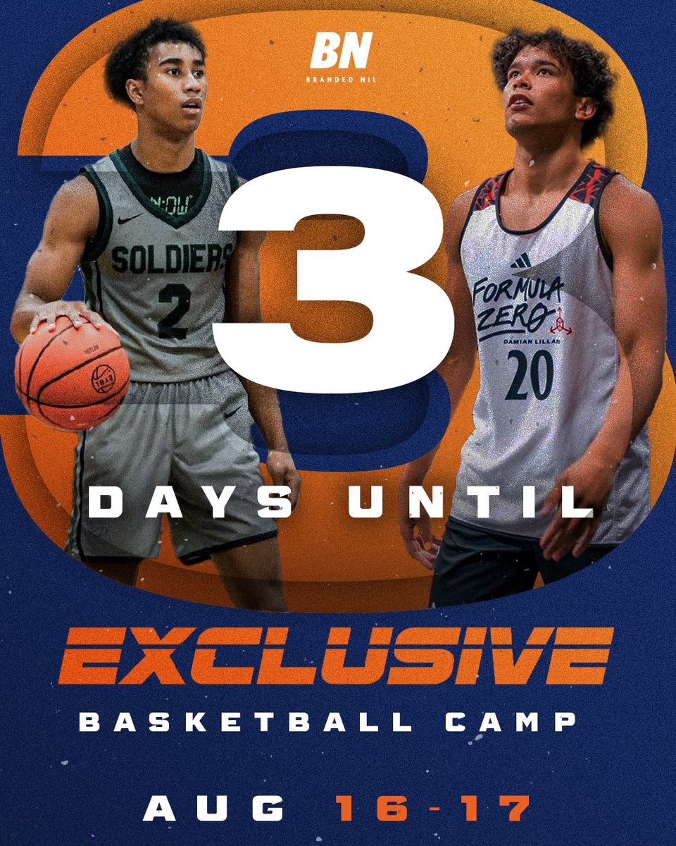 Only 3 days until camp! 🏀 We’re hyped to get to work.