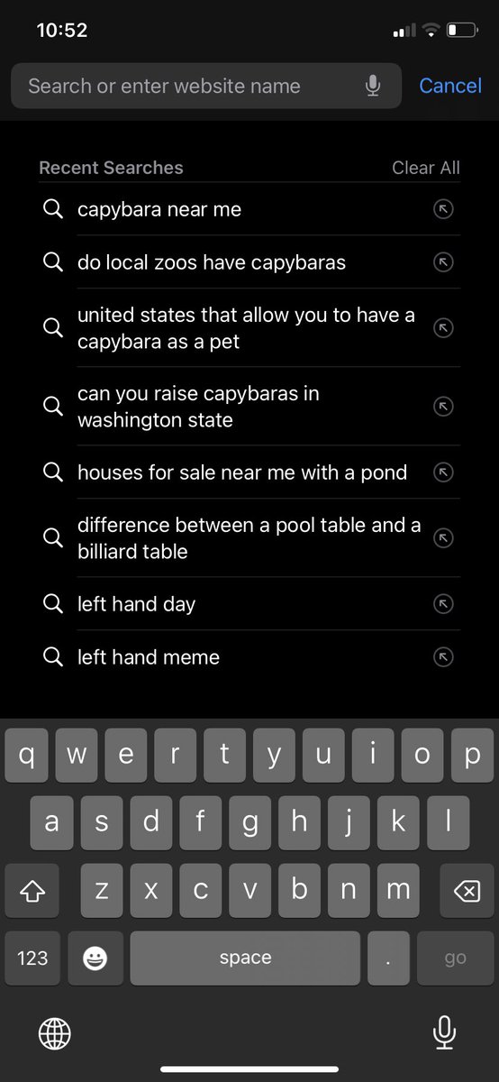 squock_'s tweet image. so what does my search history say about me (real answers only)