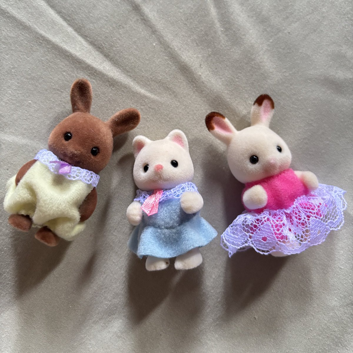 lattematchaa's tweet photo. the trio finally completed 🤩
thanks to kak @rosedjourn for trading the  rabbit ponny to me😍🫶 https://t.co/TNFZuSptXH