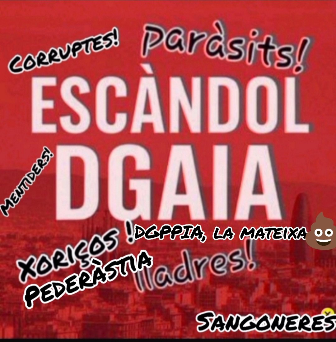 14-8-2025
Seguiu sense saber on han anat a parar aquests diners, <a href="/socialistes_cat/">Socialistes PSC/❤</a>, <a href="/Esquerra_ERC/">Esquerra Republicana</a> , <a href="/JuntsXCat/">Junts per Catalunya🎗</a>, <a href="/SomComuns/">Comuns</a>, <a href="/cupnacional/">CUP Països Catalans</a>? O precisament sí que ho sabeu i ho voleu tapar? No, jo us ho aniré recordant, perquè els vostres possibles votants ho tinguin present.