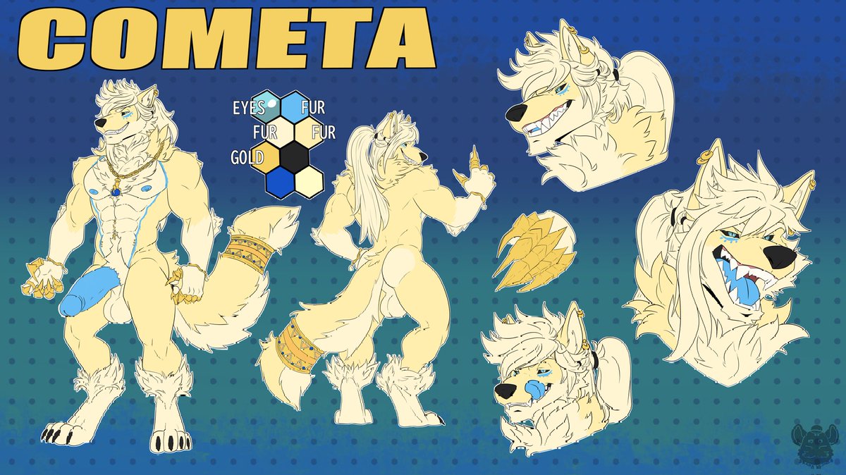 The new references of my dragon Drem and the wolf Cometa ❤️❤️❤️❤️ thank you so much <a href="/DrNezhosh/">drahanezhosh.bsky.social</a> for the amazing work
#wolf
#Dragon #furry