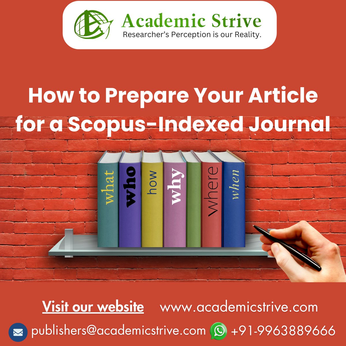 Want to publish in a Scopus Indexed Journal?
✅ Structure your article well
✅ Keep it plagiarism-free
✅ Use strong keywords
Preparation = Publication
academicstrive.com
#Scopus #ResearchArticle #AcademicWriting #PublishResearch #ManuscriptPreparation #AcademicPublishing