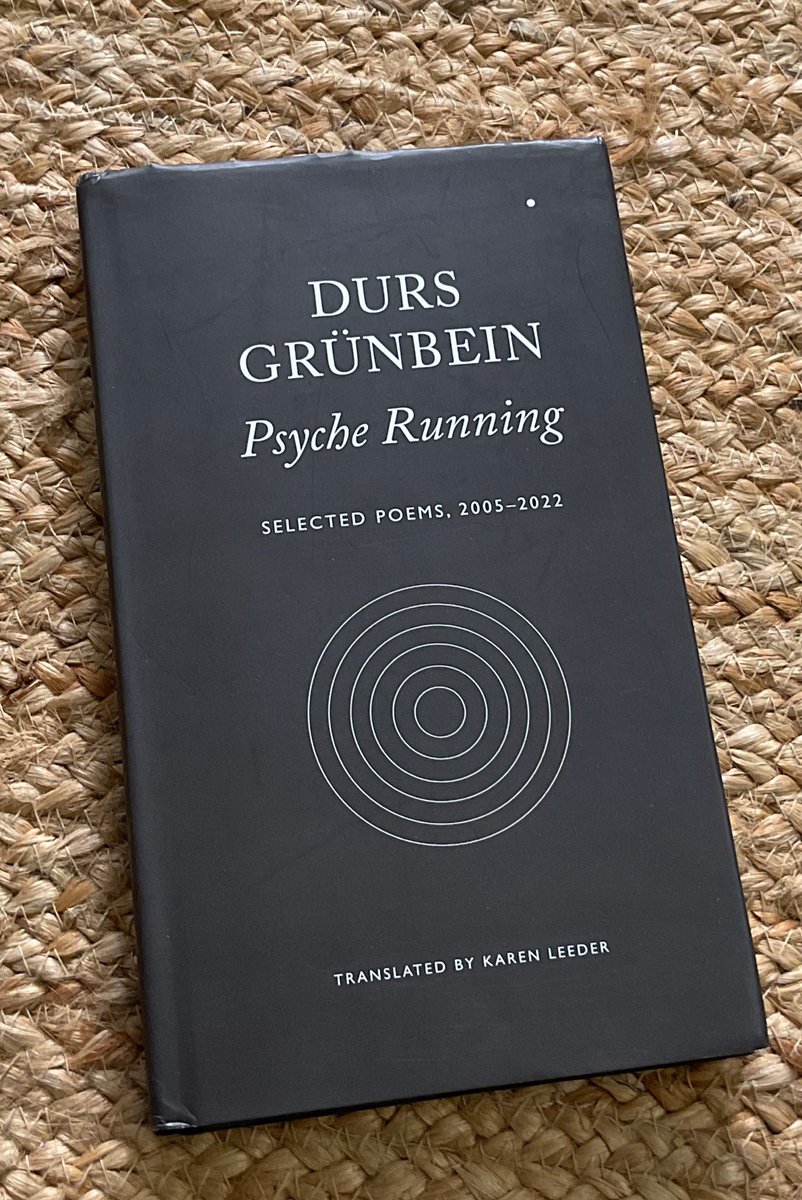 ‘Verse is the diver, scouring the depths,
searching for treasure on the seabed
out there in the brain. It conspires 
with burnt-out stars’

(translated by Karen Leeder)

#poetry