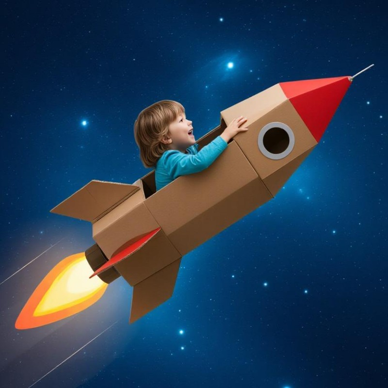 xxmahibogixx's tweet photo. A kidβs dream takes flight πβ¨ Cardboard rocket, endless stars, pure imagination! π
#SpaceAdventure #CardboardRocket #Imagination #ViralReels #Creativity #techtitanmb