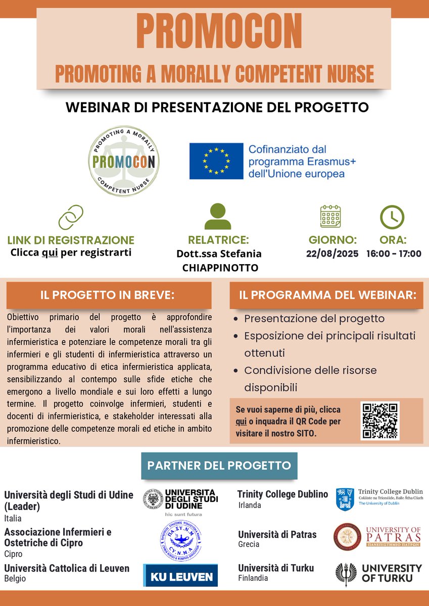 PromoconProject's tweet photo. Do not miss last Italian webinar of PROMOCON!
Subscribe here: https://t.co/EOx9TykNE5

Non perderti l'ultimo webinar di PROMOCON!
Iscriviti qui: https://t.co/EOx9TykNE5 https://t.co/XEMJhz6JwN