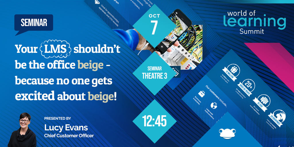 Frog_LMS's tweet image. Catch our seminar on 7th Oct at 12:45 (Theatre 3) at #WorldOfLearning this October! 

We’ll be sharing how to craft an LMS your people genuinely want to use - with real insights from across industries.

Find out more ➡️ hubs.ly/Q03BhcgV0

#FrogLMS #LMS #WOL25