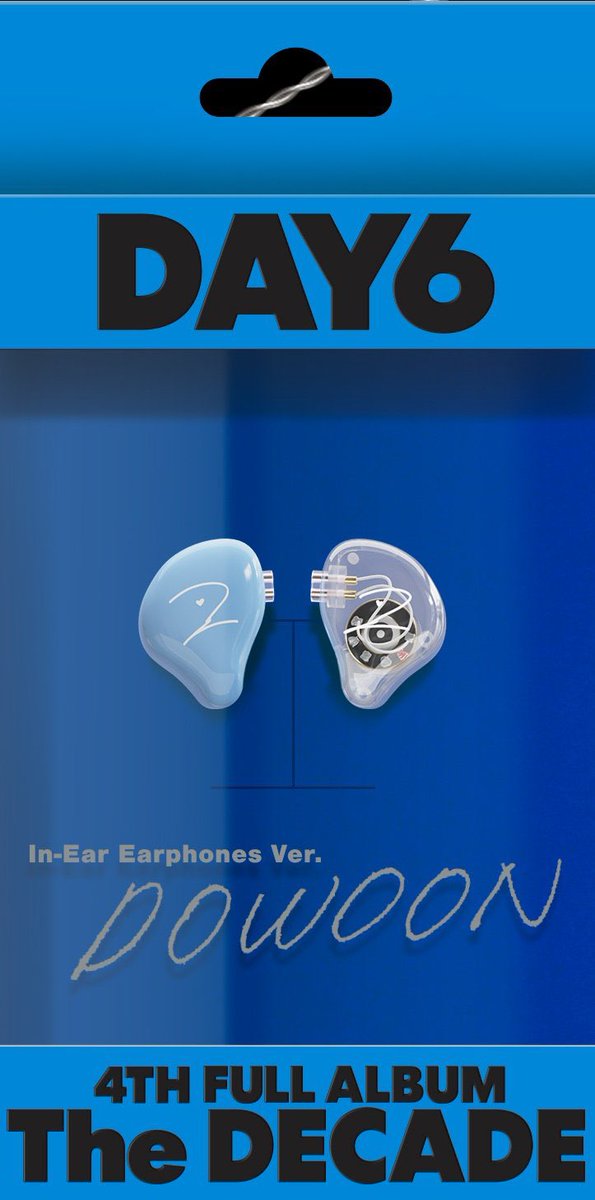 mrsjungchanwoo's tweet photo. DAY6’s In-Ear Earphones Ver. for their 10th Anniversary 4th Full Album The DECADE https://t.co/Z27DOBQSNj